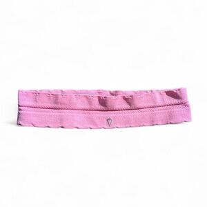 DISCONTINUED Ivivva Scalloped Edge Headband Light Pink with Reflective Logo